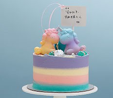 星空独角兽 P08蛋糕, fairy tales cake