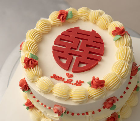 红双喜(售罄)蛋糕, Double Lucky cake